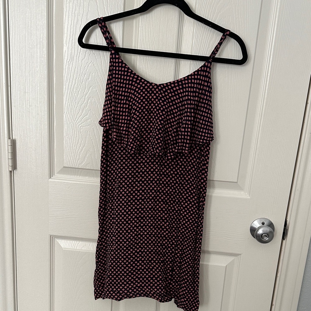 Billabong Black and Pink Mini Dress